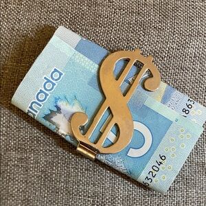 Vintage Dollar Sign Money Clip